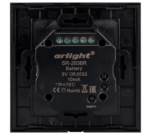 Панель Arlight Rotary SR-2836R-RF-IN Black 020947