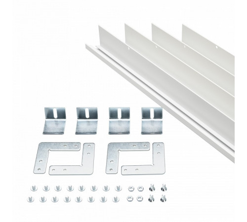 Рамка для встраиваемой установки панелей Arlight BX6012 White 023533 Рамка для встраиваемой установки панелей Arlight BX6012 White 023533
