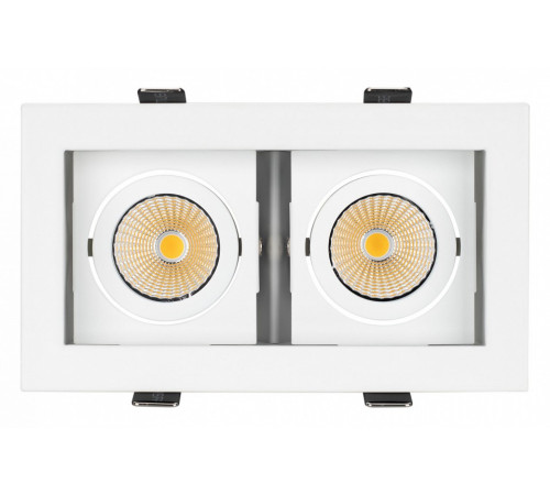 Встраиваемый светильник Arlight CL-KARDAN-S180x102-2x9W Warm 024127 Встраиваемый светильник Arlight CL-KARDAN-S180x102-2x9W Warm 024127