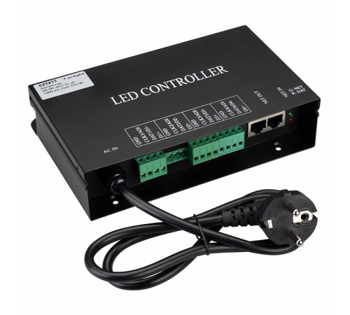 Контроллер Arlight HX-SPI-DMX-SL-4P (4096 pix, 220V, TCP/IP, add, ArtNet) 027277 Контроллер Arlight HX-SPI-DMX-SL-4P (4096 pix, 220V, TCP/IP, add, ArtNet) 027277