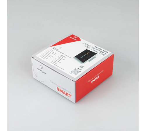 Панель Arlight Sens Smart-P43-Mix Black (230V, 4 зоны, 2.4G) 028137 Панель Arlight Sens Smart-P43-Mix Black (230V, 4 зоны, 2.4G) 028137