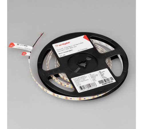 Светодиодная лента Arlight RT-A120-8mm 12V Warm3500 (14.4 W/m, IP20, 2835, 5m) 028570(2)