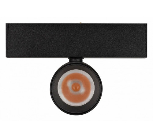 Трековый магнитный светильник Arlight MAG-SPOT-25-R120-12W Warm3000 (BK, 30 deg, 24V) 033678(1)