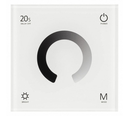 Панель Arlight Smart-P4-Dim-G-IN White (12-24V, 4x3A, Sens, 2.4G) 034774 Панель Arlight Smart-P4-Dim-G-IN White (12-24V, 4x3A, Sens, 2.4G) 034774