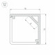 Алюминиевый профиль Arlight SL-KANT-H16-2000 WHITE 037117