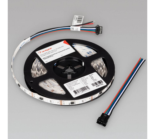 Светодиодная лента Arlight DMX-B60-10mm 12V RGB-PX3 (14 W/m, IP20, 5060, 5m) 039174