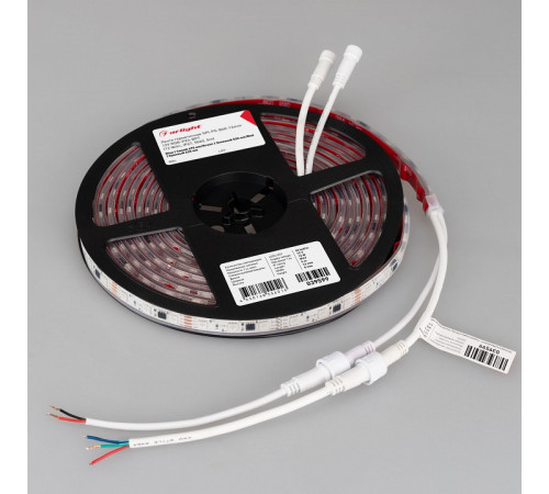 Светодиодная герметичная лента Arlight SPI-PS-B60-12mm 12V RGB-PX3-BPT (12 W/m, IP67, 5060, 5m) 039599