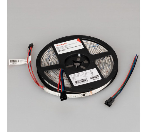 Светодиодная герметичная лента Arlight SPI-SE-B60-10mm 24V RGB-PX6-BPT (12 W/m, IP65, 5060, 5m) 039601 Светодиодная герметичная лента Arlight SPI-SE-B60-10mm 24V RGB-PX6-BPT (12 W/m, IP65, 5060, 5m) 039601