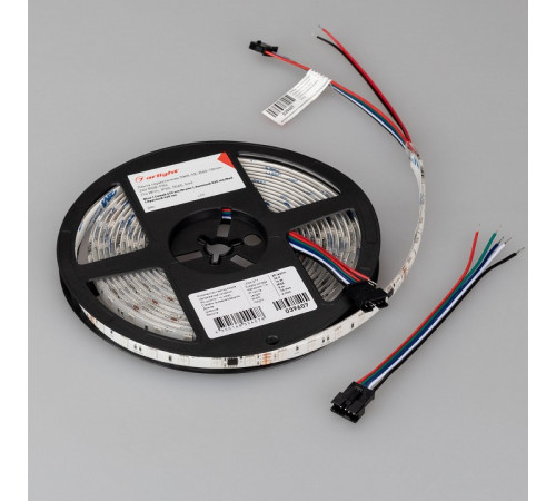 Светодиодная герметичная лента Arlight DMX-SE-B60-10mm 24V RGB-PX6 (14 W/m, IP65, 5060, 5m) 039607