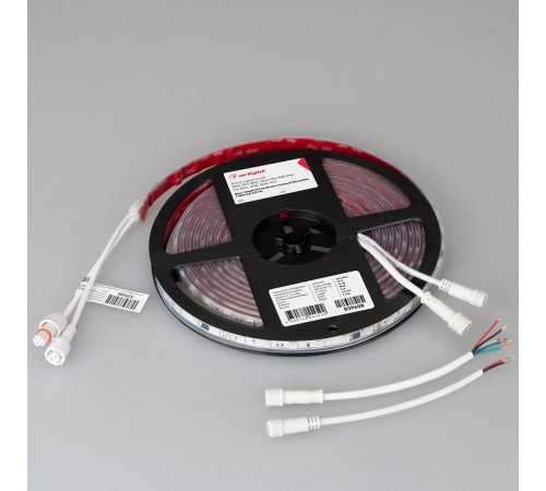 Светодиодная герметичная лента Arlight DMX-PFS-B60-12mm 24V RGB-PX6 (14 W/m, IP68, 5060, 5m) 039608