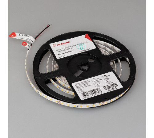 Светодиодная лента Arlight UL-A98-8mm 24V White6000 10 W/m, IP20, 2835, 5m 040005