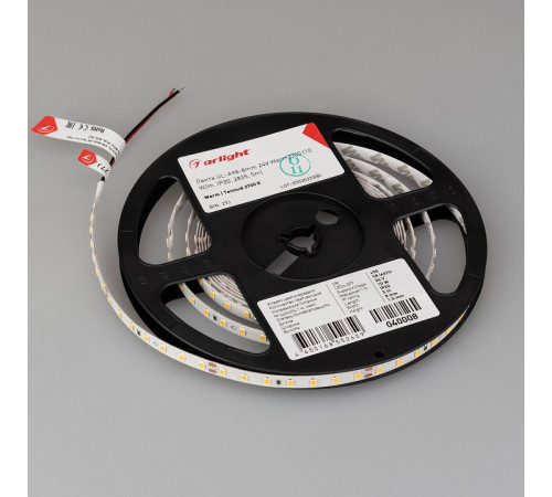 Светодиодная лента Arlight UL-A98-8mm 24V Warm2700 10 W/m, IP20, 2835, 5m 040008