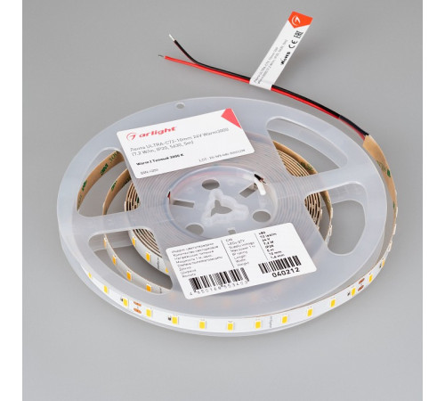 Светодиодная лента Arlight ULTRA-C72-10mm 24V Warm3000 (7.2 W/m, IP20, 5630, 5m) 040212