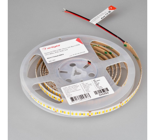 Светодиодная лента Arlight ULTRA-C180-10mm 24V Warm3000 (19.2 W/m, IP20, 5630, 5m) 040250 Светодиодная лента Arlight ULTRA-C180-10mm 24V Warm3000 (19.2 W/m, IP20, 5630, 5m) 040250