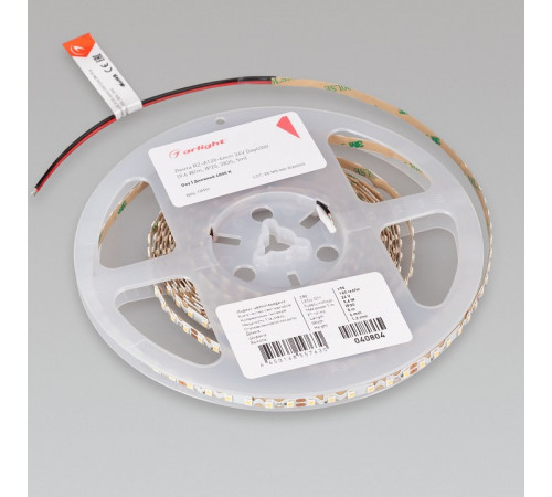Светодиодная лента Arlight RZ-A120-6mm 24V Day4000 (9.6 W/m, IP20, 2835, 5m) 040804