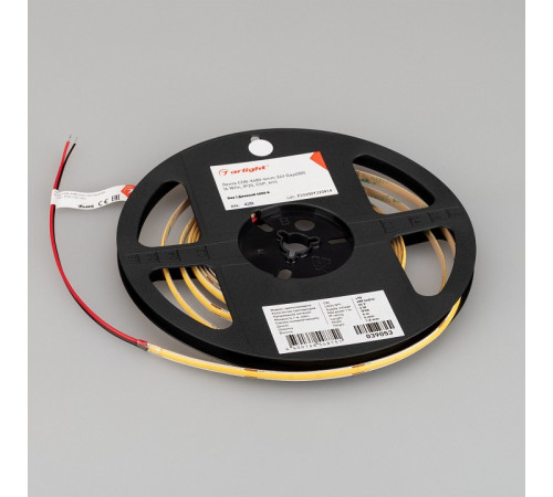 Светодиодная лента Arlight COB-X480-6mm 24V Day4000 (6 W/m, IP20, CSP, 5m) 042035 Светодиодная лента Arlight COB-X480-6mm 24V Day4000 (6 W/m, IP20, CSP, 5m) 042035