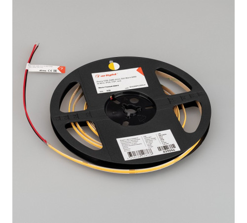 Светодиодная лента Arlight COB-X480-6mm 24V Warm3000 (6 W/m, IP20, CSP, 5m) 042036