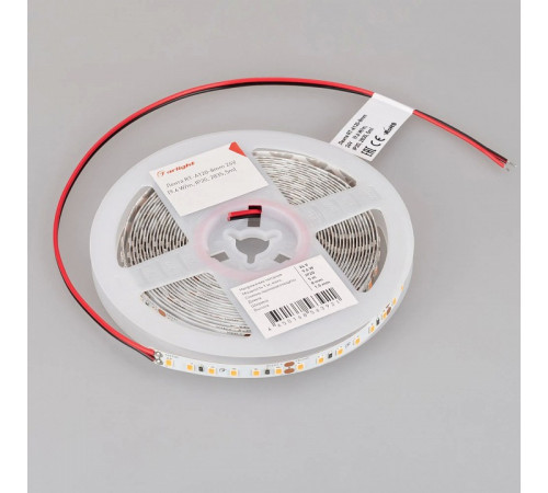 Светодиодная лента Arlight RT-A120-8mm 24V Magenta (9.6 W/m, IP20, 2835, 5m) 043381