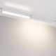 Трековый магнитный светильник Arlight MAG-VIBE-FLAT-TURN-L305-12W Day4000 (WH, 110 deg, 48V) 044450