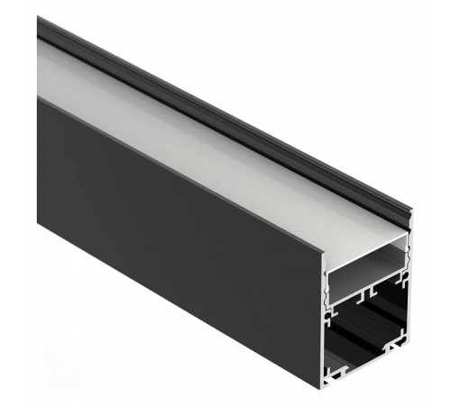 Алюминиевый профиль Arlight SL-LINE-4050-3L-2000 ANOD BLACK 044670