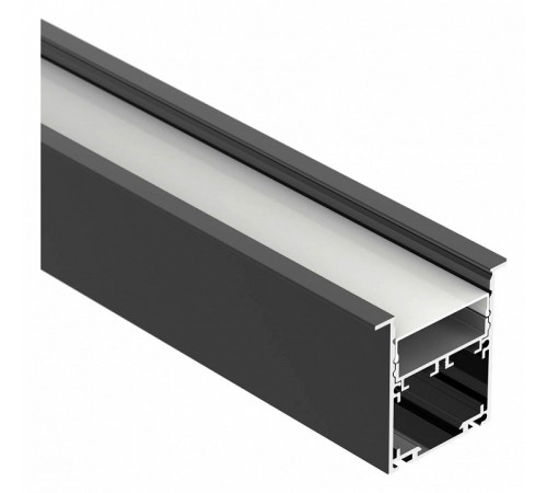 Алюминиевый профиль Arlight SL-LINIA52-3L-F-2000 ANOD BLACK 044685