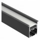 Алюминиевый профиль Arlight SL-LINIA52-3L-F-2000 ANOD BLACK 044685