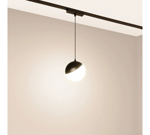 Трековый магнитный светильник Arlight MAG-VIBE-EMISFERO-HANG-R100-6W Day4000-MIX (BK, 130 deg, 48V, TUYA) 044815