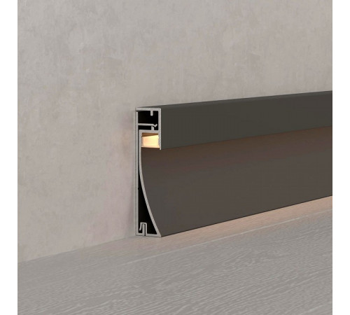 Профиль Arlight PLINTUS-H54-2000 BLACK 045433 Профиль Arlight PLINTUS-H54-2000 BLACK 045433