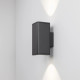 Уличный настенный светильник Arlight LGD-EVO-WALL-TWIN-S100x100-2x12W Day4000 (GR, 44 deg, 230V) 046194
