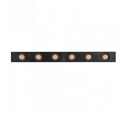 Трековый магнитный светильник Arlight MAG-DOTS-25-L200-6W Day4000 (BK, 30 deg, 24V, DALI) 046322