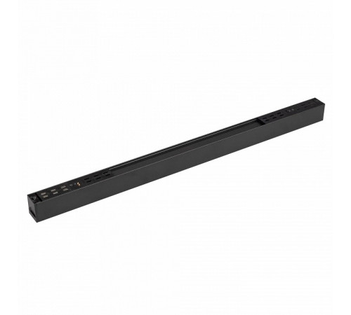 Трековый магнитный светильник Arlight MAG-FLAT-25-L400-12W Warm3000 (BK, 100 deg, 24V, DALI) 046333