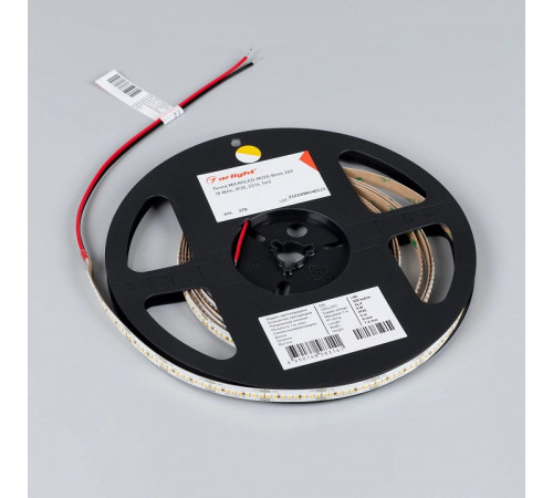 Светодиодная лента Arlight MICROLED-M320-8mm 24V Warm3000 (8 W/m, IP20, 2216, 5m) 047865