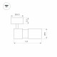 Спот Arlight SP-ARTEMIS-SURFACE-FLAP-R55-12W Day4000 051787
