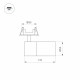 Встраиваемый спот Arlight LGD-ARTEMIS-BUILT-FLAP-R55-12W Day4000 051798