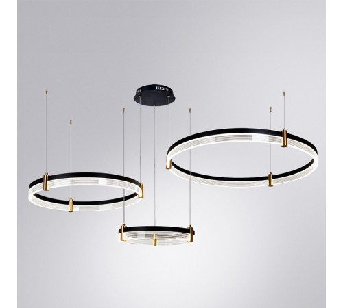 Подвесной светодиодный светильник Arte Lamp Mercury A2185SP-3BK