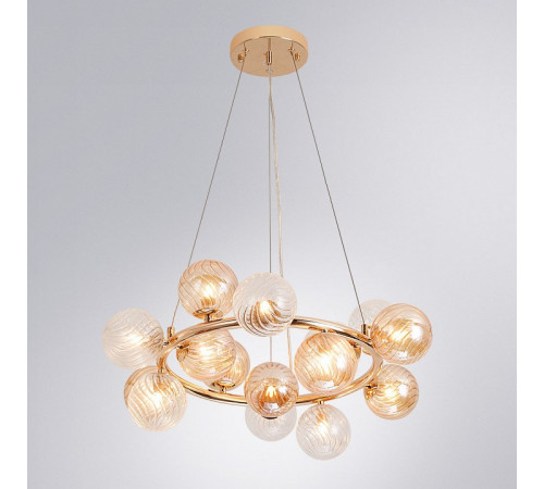 Подвесная люстра Arte Lamp Etereo A5261LM-15GO
