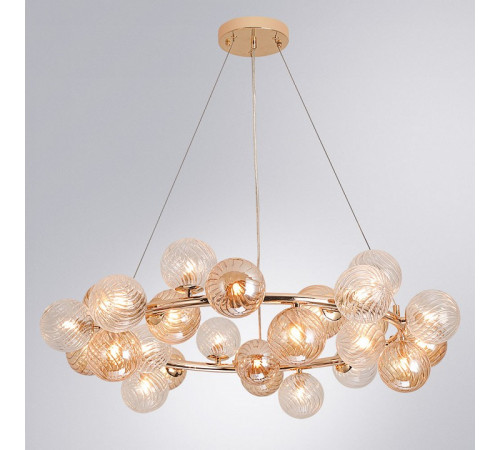 Подвесная люстра Arte Lamp Etereo A5261LM-25GO