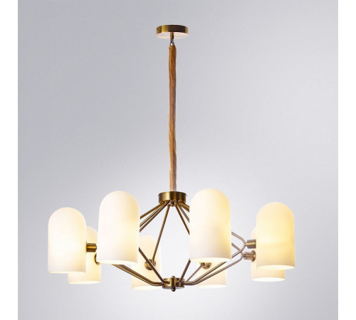Подвесная люстра Arte Lamp Cassel A5454LM-8PB Подвесная люстра Arte Lamp Cassel A5454LM-8PB