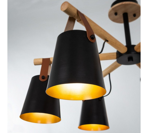 Люстра на штанге Arte Lamp Thomas A7032PL-6BK