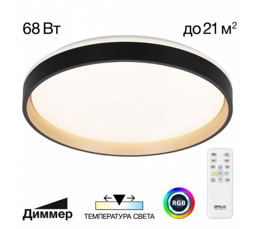 Потолочный светильник Citilux Enzo CL753451G