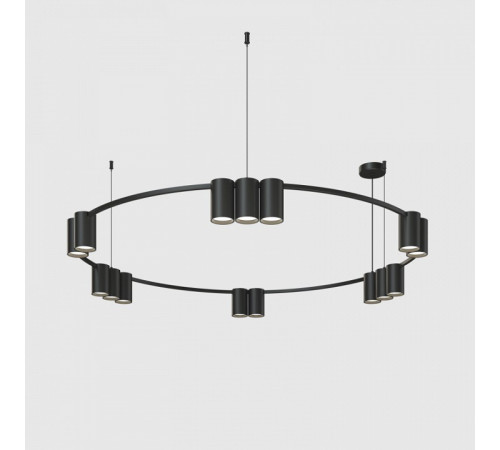 Подвесная люстра Denkirs Orbit DK4067-BK+SG Подвесная люстра Denkirs Orbit DK4067-BK+SG