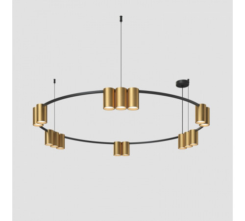 Подвесная люстра Denkirs Orbit DK4067-BK+SG Подвесная люстра Denkirs Orbit DK4067-BK+SG