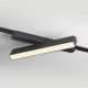 Трековый магнитный однофазный светильник Denkirs Air linear DK5303-BK