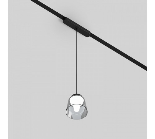 Трековый магнитный однофазный светильник Denkirs Air hang DK5347-BK
