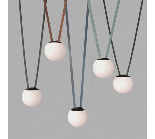 Трековый однофазный светильник Denkirs Belty orb DK5550-BK
