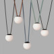 Трековый однофазный светильник Denkirs Belty orb DK5550-BK