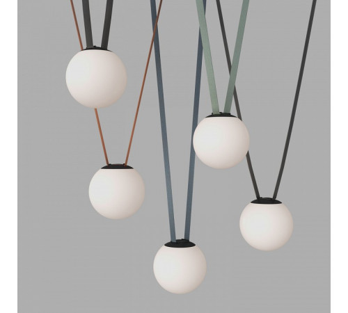 Трековый однофазный светильник Denkirs Belty orb DK5552-BK