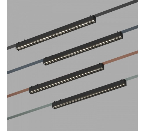 Трековый однофазный светильник Denkirs Belty grill DK5572-BK Трековый однофазный светильник Denkirs Belty grill DK5572-BK