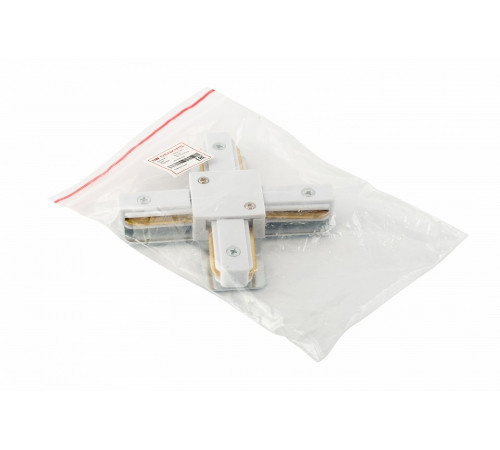 Коннектор Х-образный Denkirs DK Track White TR1104-WH Коннектор Х-образный Denkirs DK Track White TR1104-WH