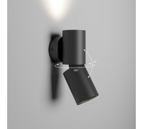 Настенный светильник Elektrostandard Deep 40126/LED черный 4690389193880 a062926